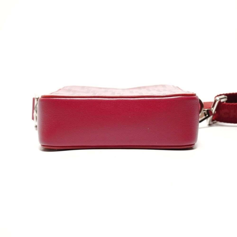 CHRISTIAN DIOR Red Leather Trotter Shoulder Bag - Picture 7 of 13